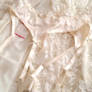 Beautiful night wear with garter